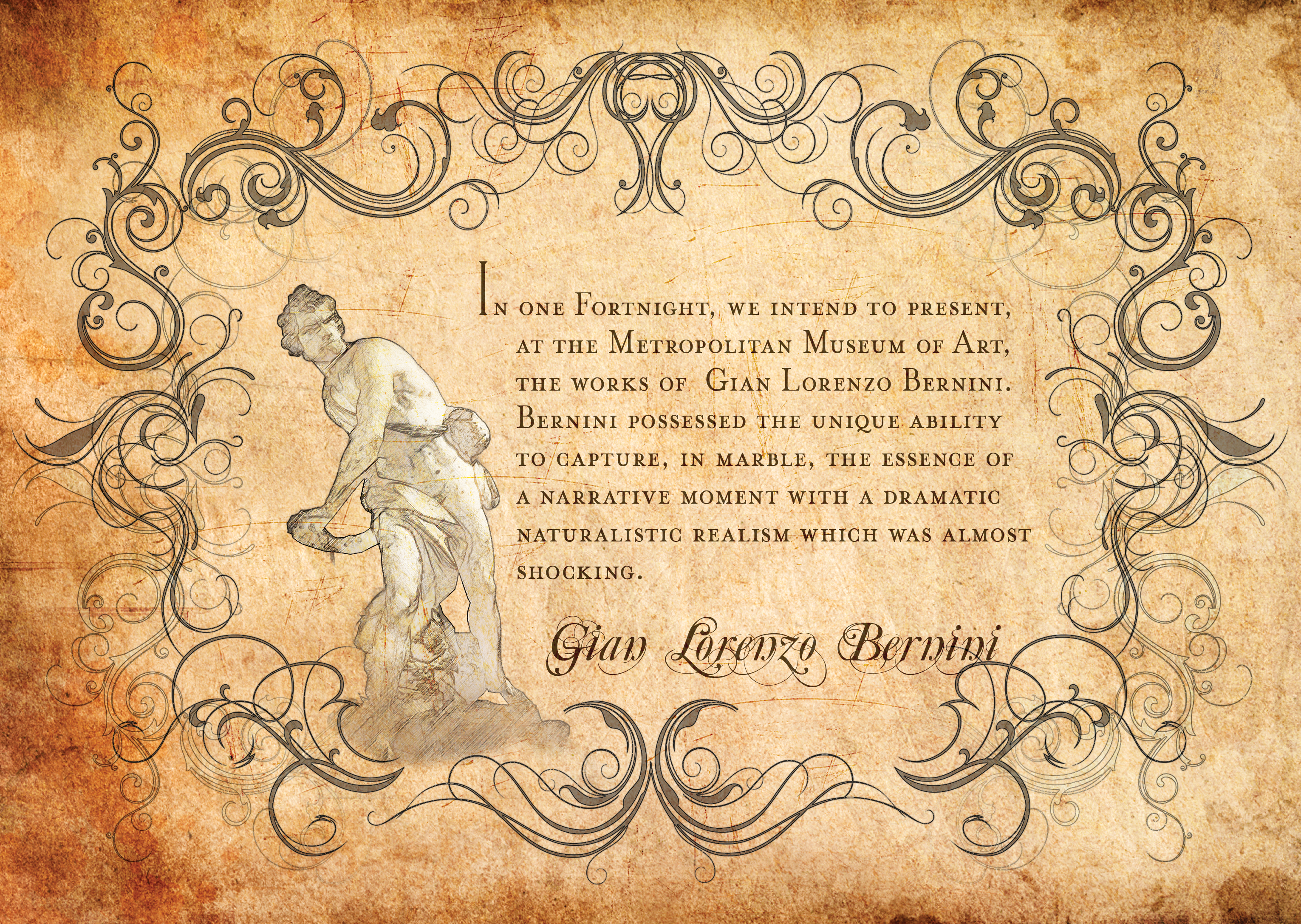 Baroque Front Graphic Design Project